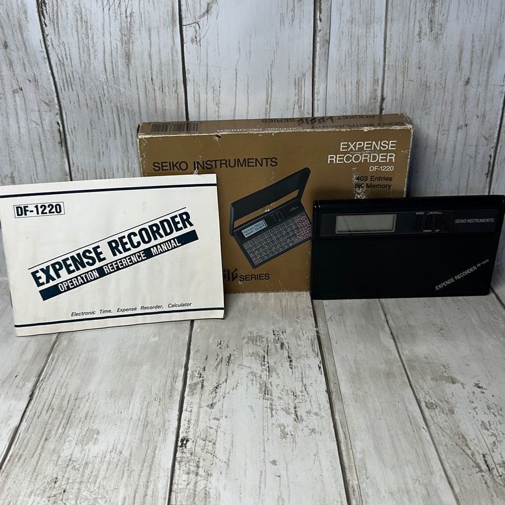 Seiko Instruments Expense Recorder DF-1220 Pocket Logic Series